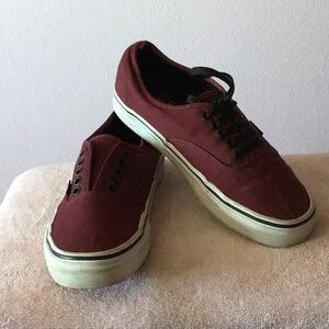 Maroon vans